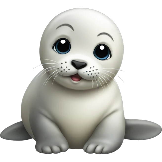 cute baby seal  emoji