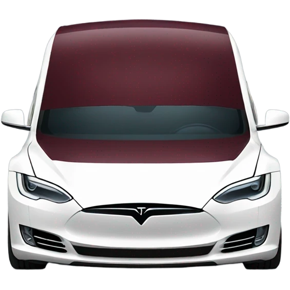 burgundy tesla emoji