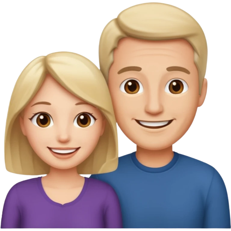 husband and wife talking emoji