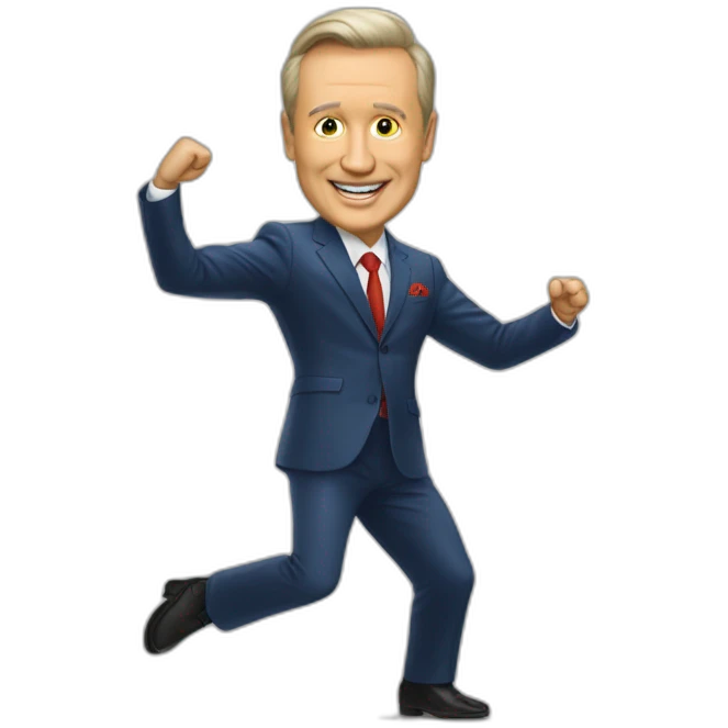 Ladimir poutine qui danse sur zelensky emoji