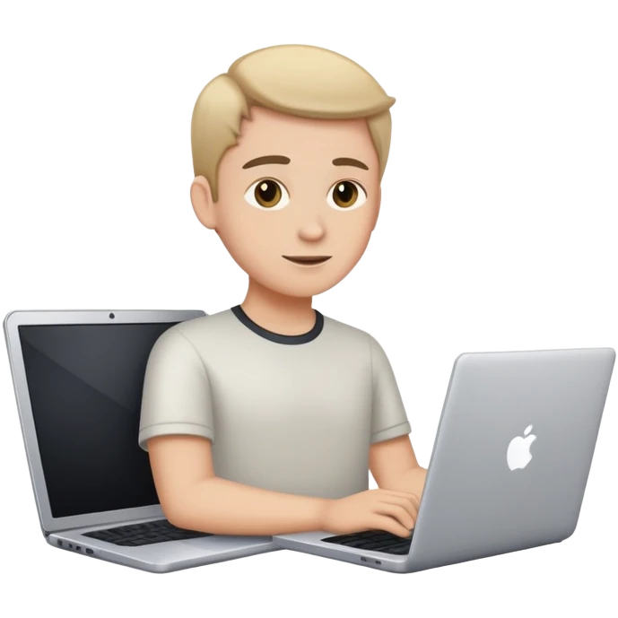 with a laptop emoji
