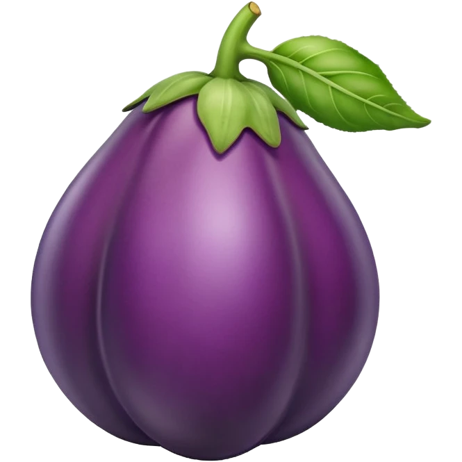 eggplant inside a peach emoji
