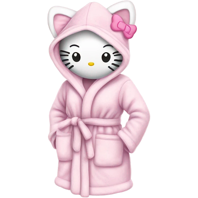 Hello kitty robe  emoji