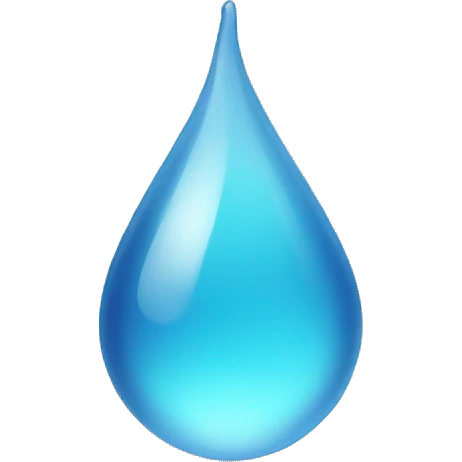 Water drop emoji