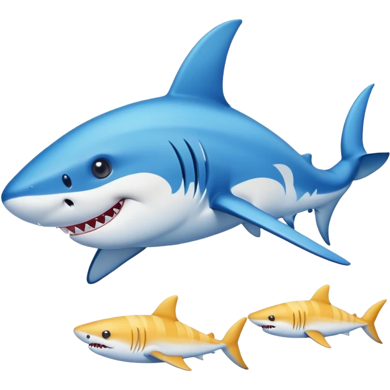 Tiburón con pies emoji