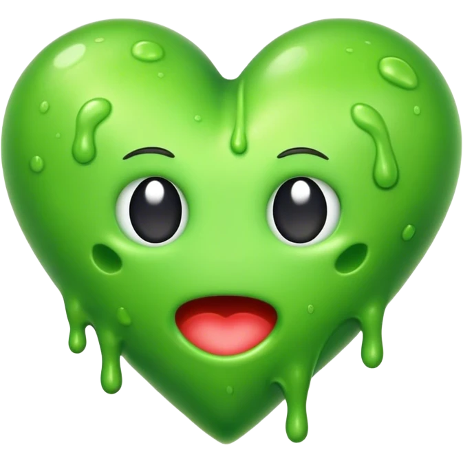 slime heart emoji