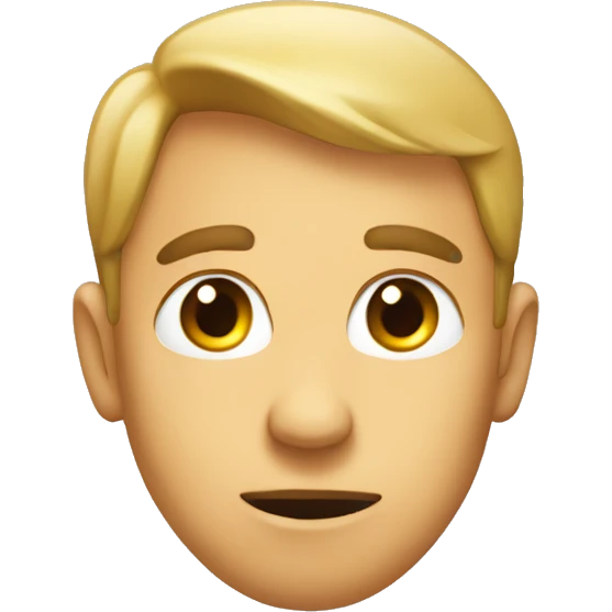 hear facing away but eyes looking straight at me emoji