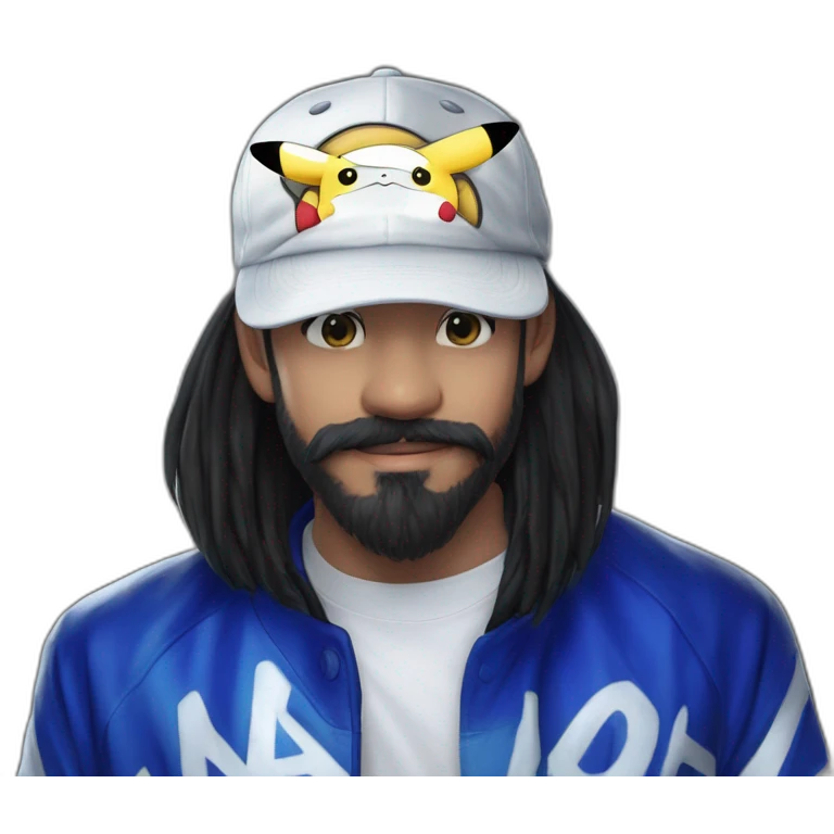 pika-beard cosplay shirt emoji