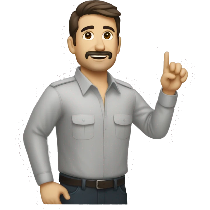 alvaro delgado que diga "Palo y palo" emoji