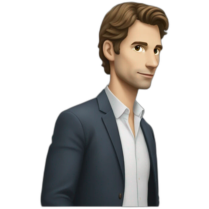 Thomas Pasquet sur un âne emoji