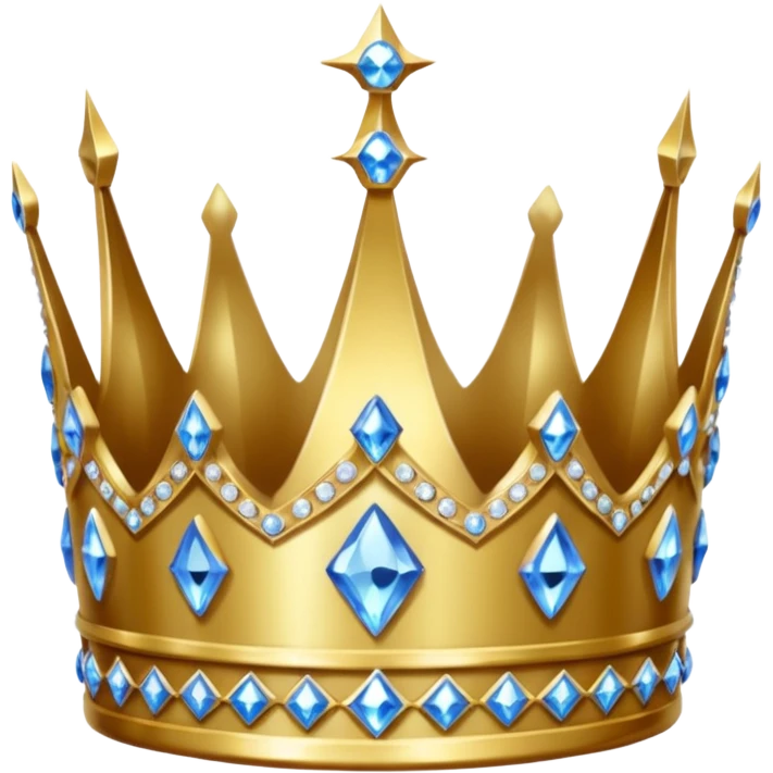 men's crystal crown emoji
