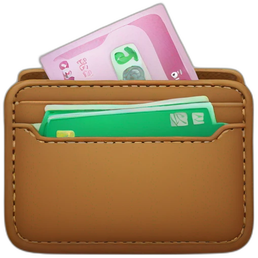 wallet inside uzbek sum emoji