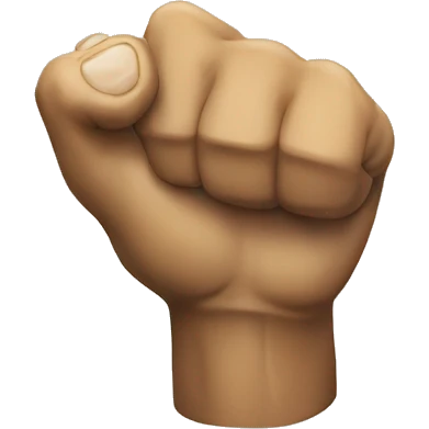 ape fist to right emoji