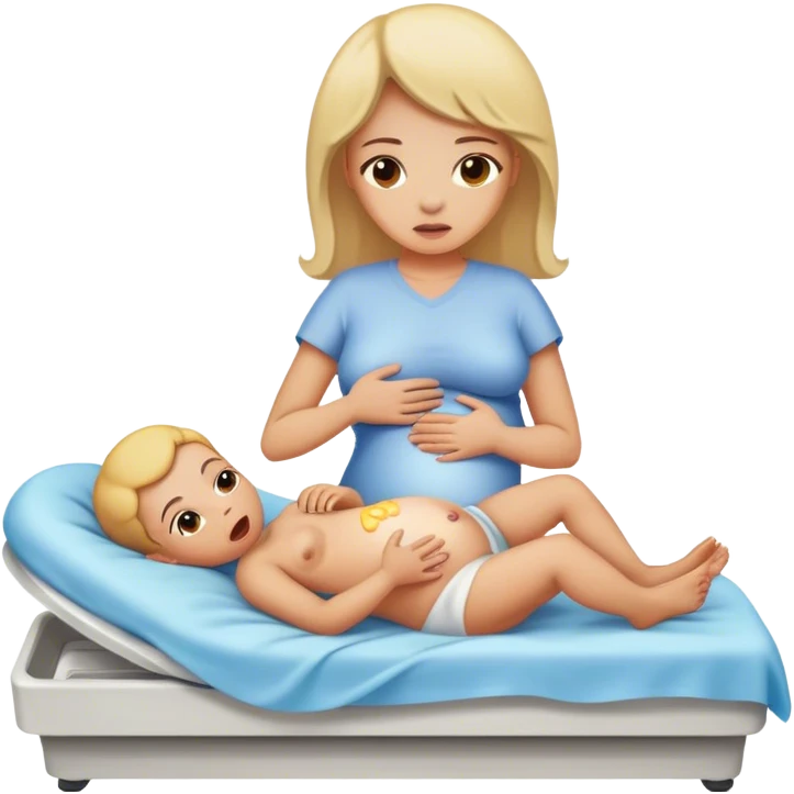 Woman giving birth emoji