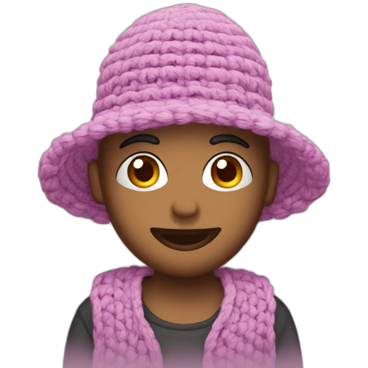 crochet hat emoji