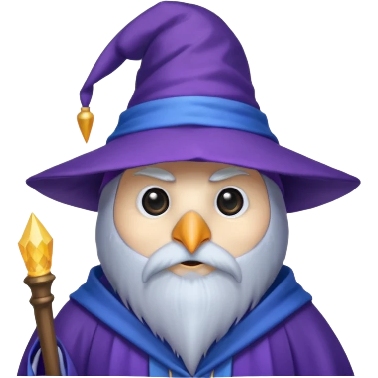 Penguin Wizard emoji