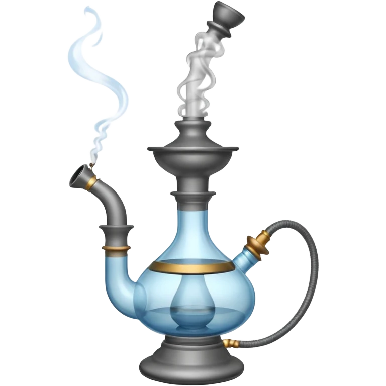 Hokkah with smoke emoji