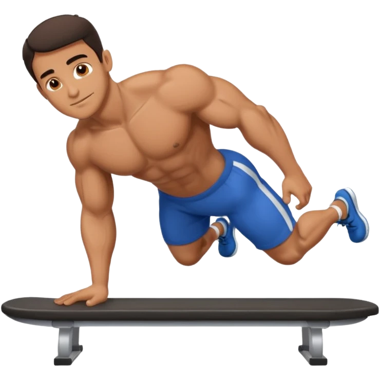 latin guy doing a planche emoji