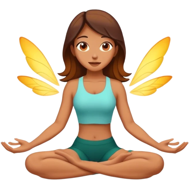 lady doing firefly pose emoji
