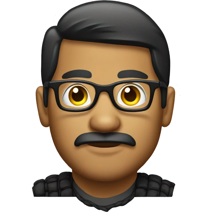 Cholo Mexican man with glasses emoji