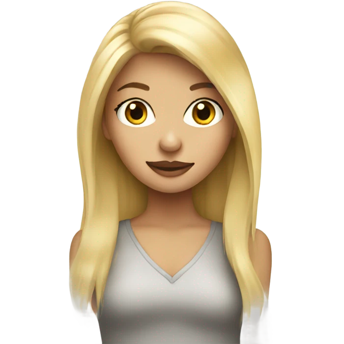 Blondie girl emoji