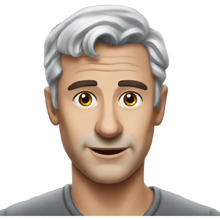Paul Mescal actor realistic portrait grey hair  emoji