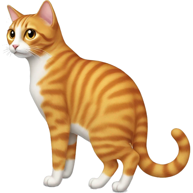 cat with tail emoji