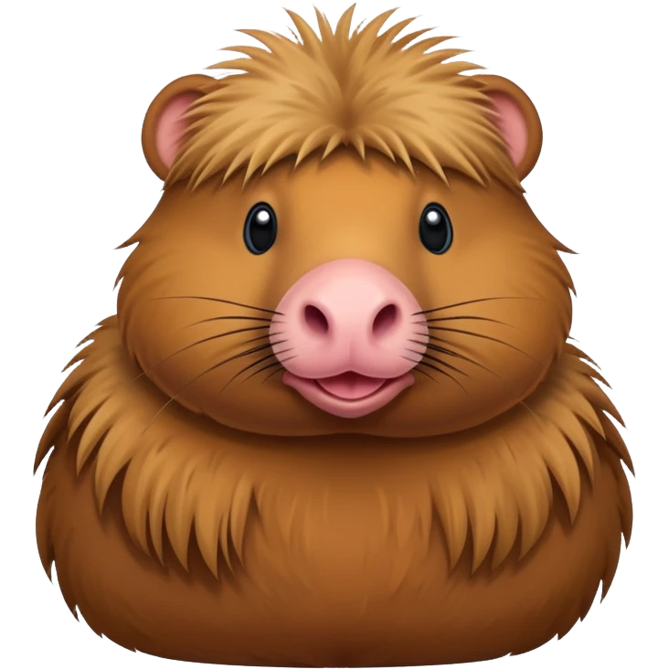 Duck disguised as a capybara  emoji