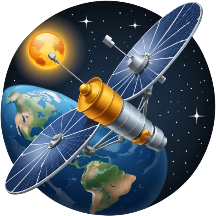 satellite in orbi emoji