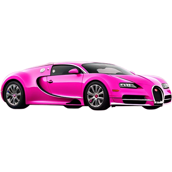 Hot pink Bugatti  emoji