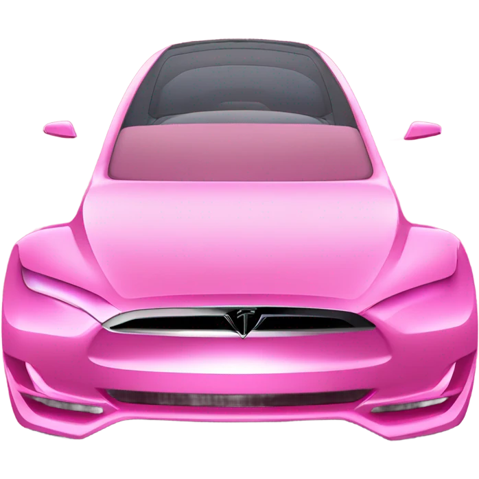 Pink tesla  emoji