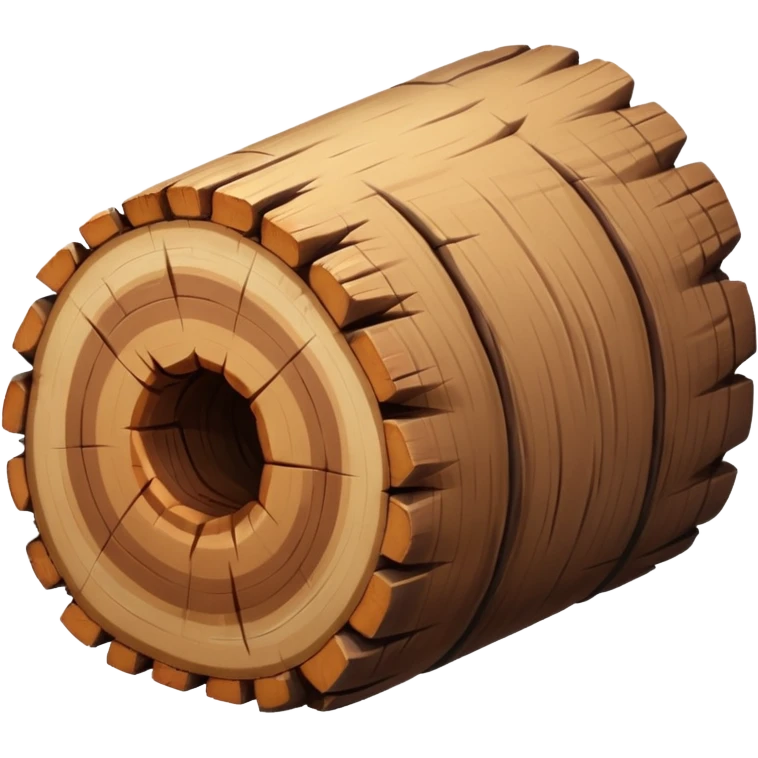 wood log emoji