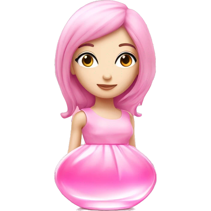 Good girl perfume pink  emoji