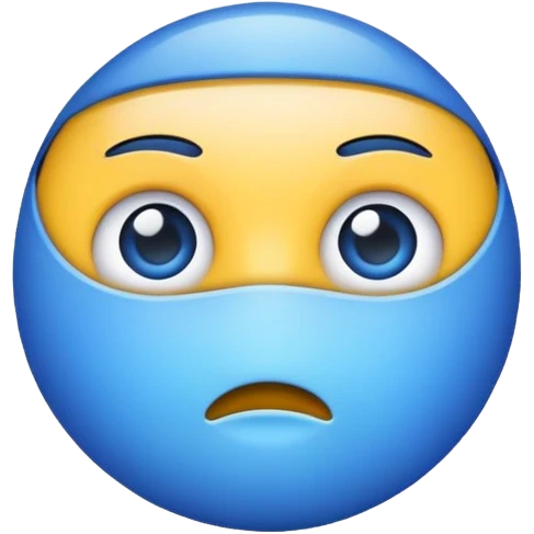 👀 en azul emoji