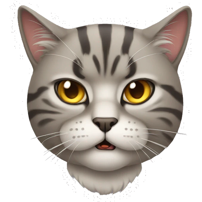 Cat angry emoji