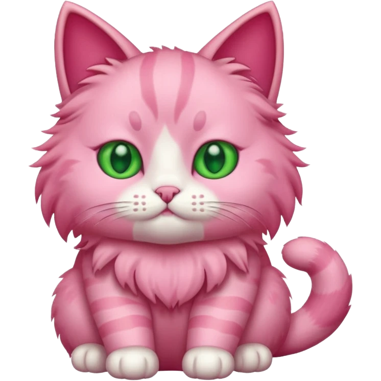 Pink cat emoji