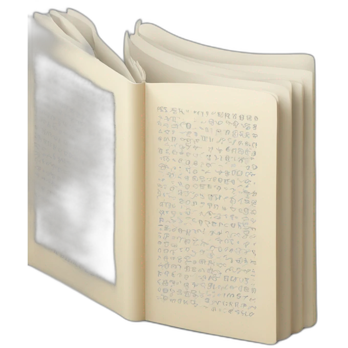 isometric book with text "how to make" on front cover emoji