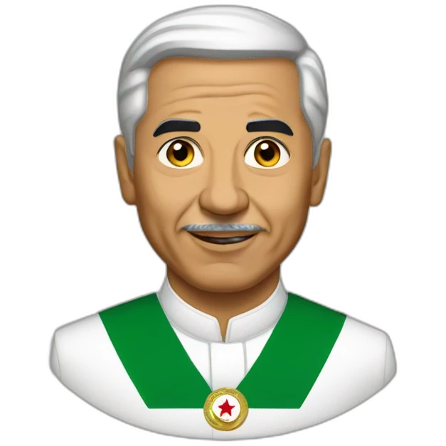 President of the Republic of Algeria  emoji