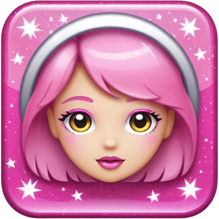 pink girly google play store emoji