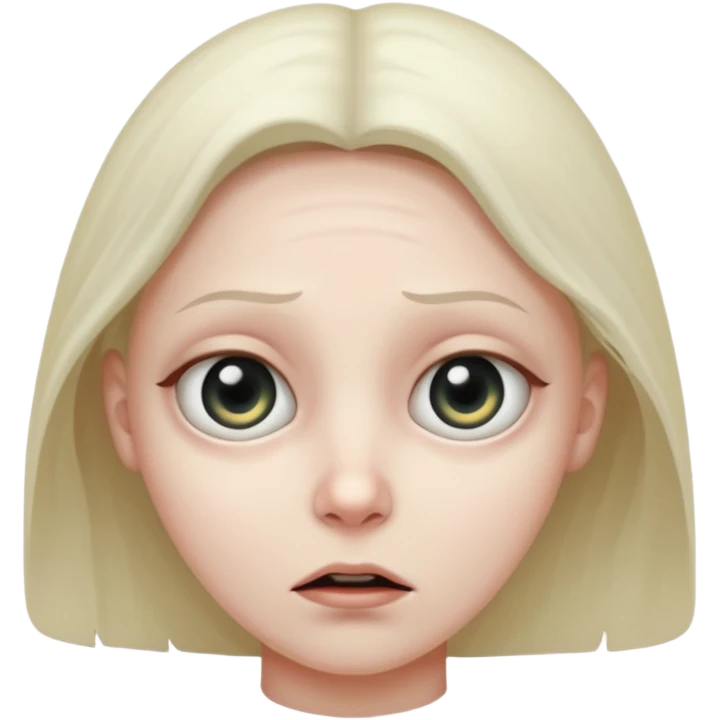 really uncanny person emoji