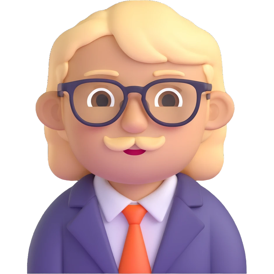 Ralph character with glasses emoji