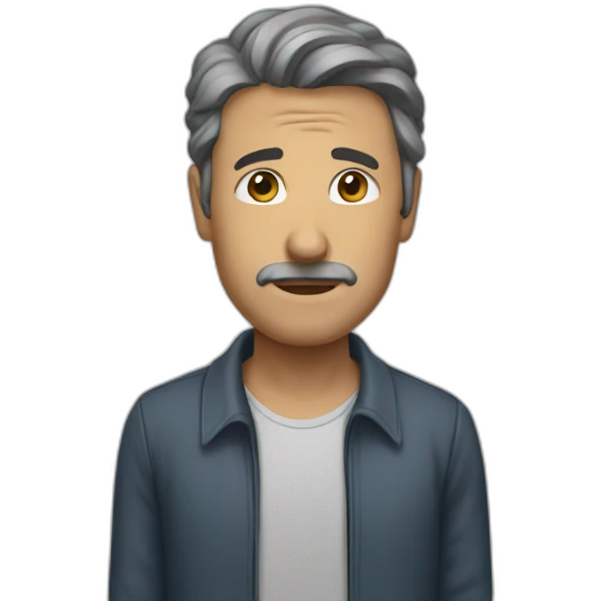Man bowing out emoji