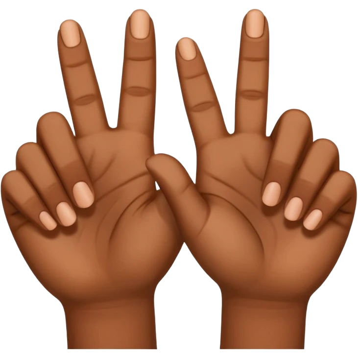 Do a mini dab with the thumb and index fingers emoji