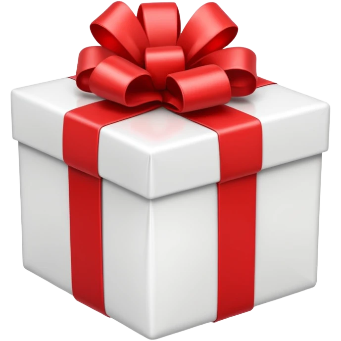 white wrapped present emoji