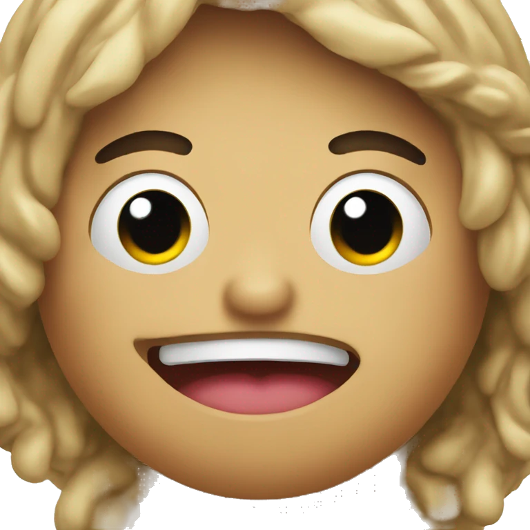 emogi with closed eyes and big mouth  emoji