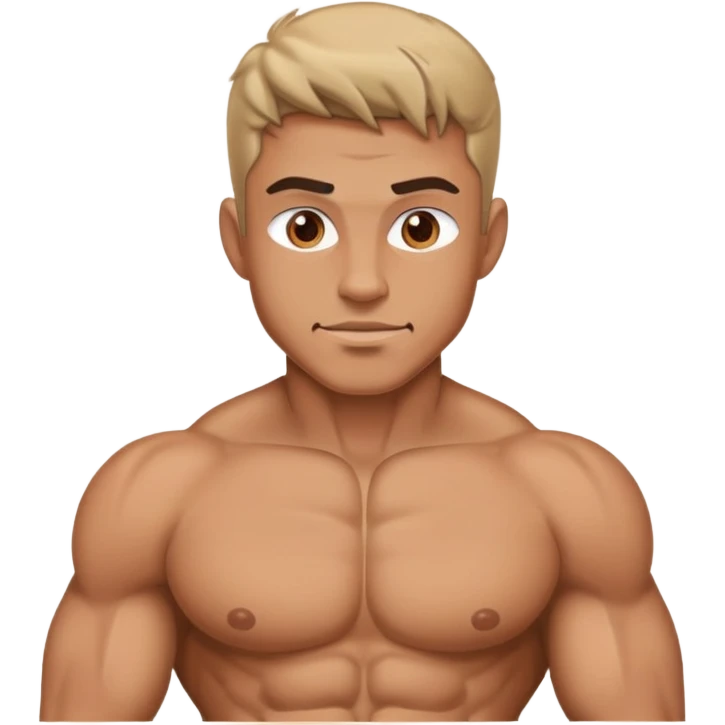 Голый парень  emoji