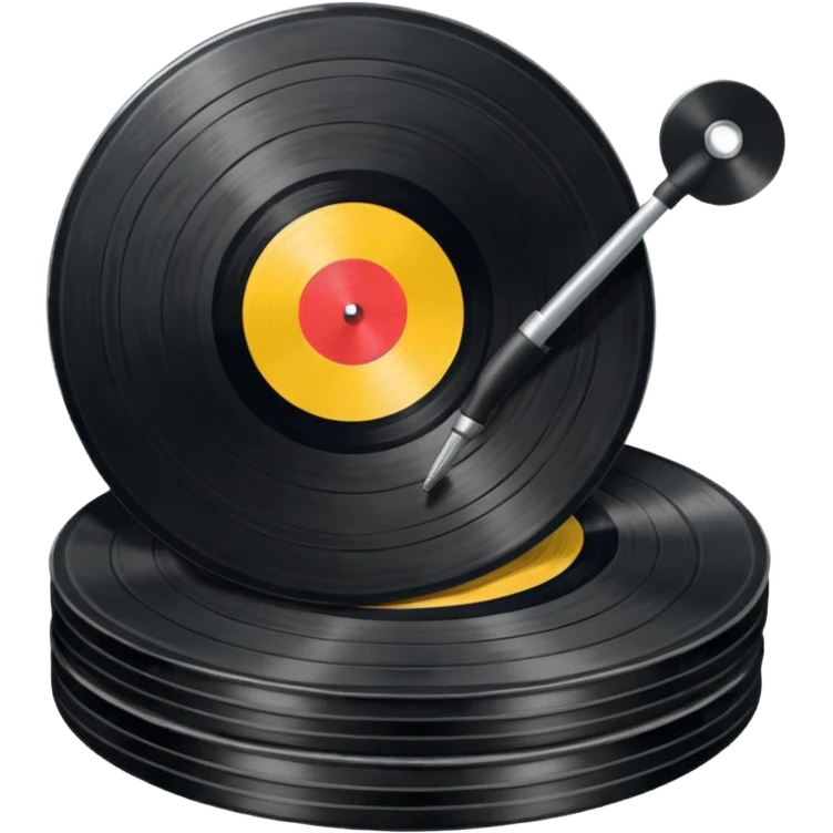 Stacked Vinyl Record emoji