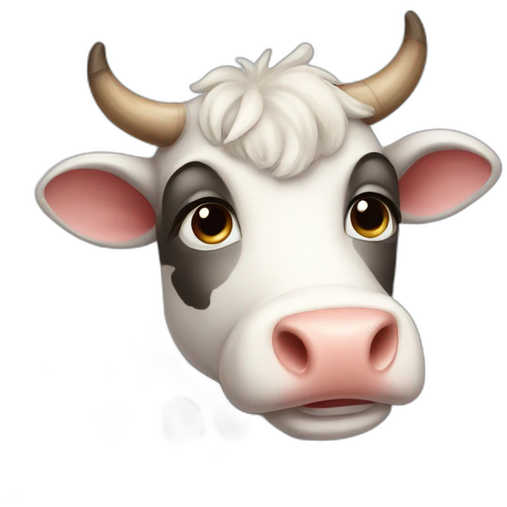 cute cow emoji
