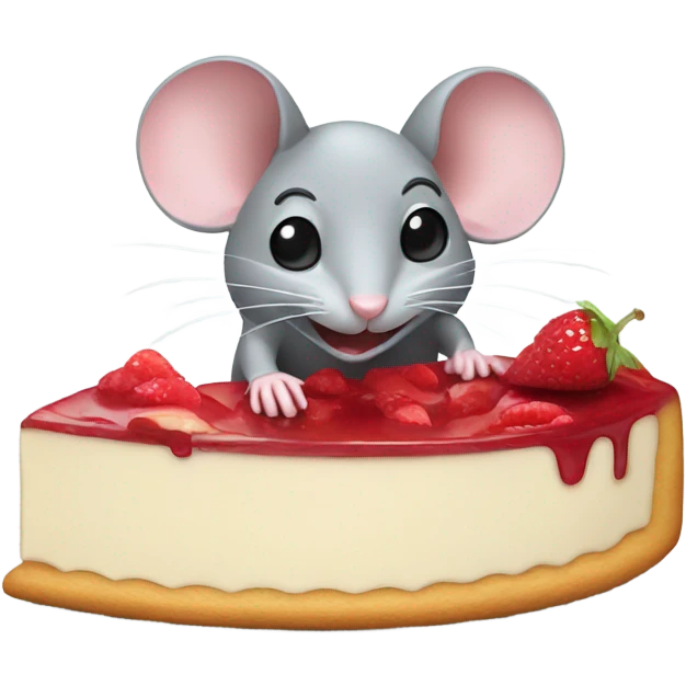 graymouse dragging a pi emoji