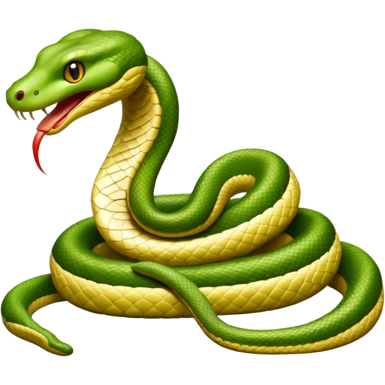 Snake eating butt emoji